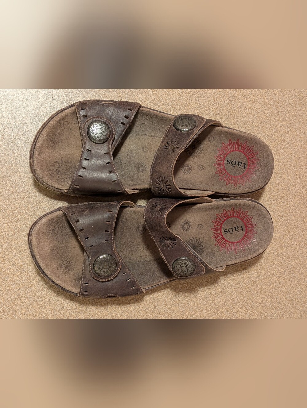 Taos Leather Miracle Sandals 10